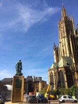 Die Kathedrale von Metz im Sommer 2018