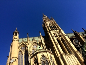 Die Kathedrale von Metz im Sommer 2018